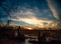 Sunset  winter